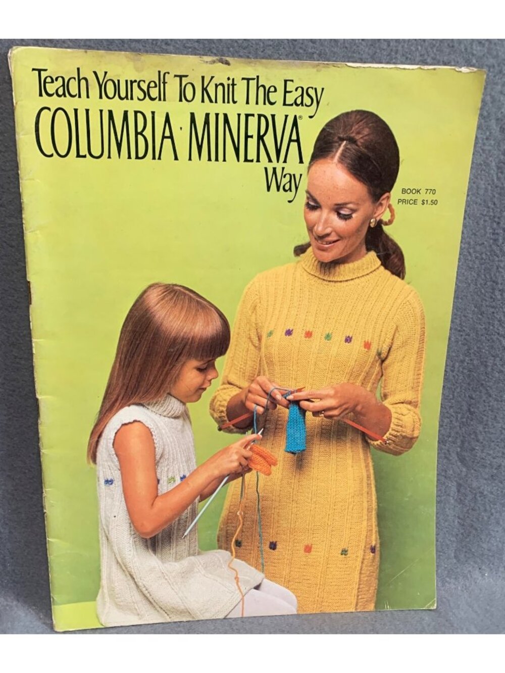 Teach Yourself To Knit The Easy Columbia-Minerva Way Book 770